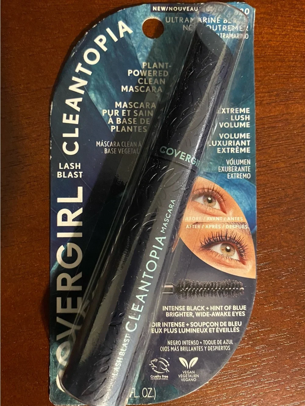 COVERGIRL Cleantopia Lash Blast Mascara — Ultramarine Black (set of 2)